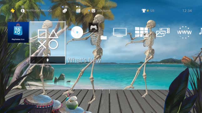 There's Finally Another Dancing Skeleton Theme On The PS4