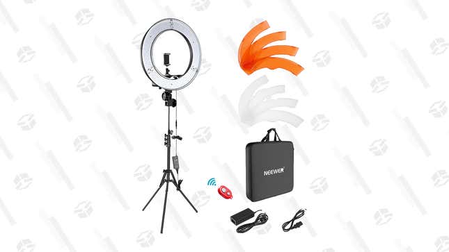 Neewer Ring Light Kit | $60 | Amazon | Use code 42UTQOAP