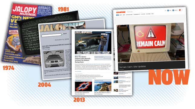 Image for article titled A Quick Tour Through All The Old Jalopnik Site Redesigns That Made You Angry