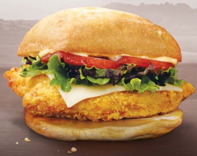 Image for article titled Fried Chicken Sandwich Smackdown: Wendy's Vs. KFC
