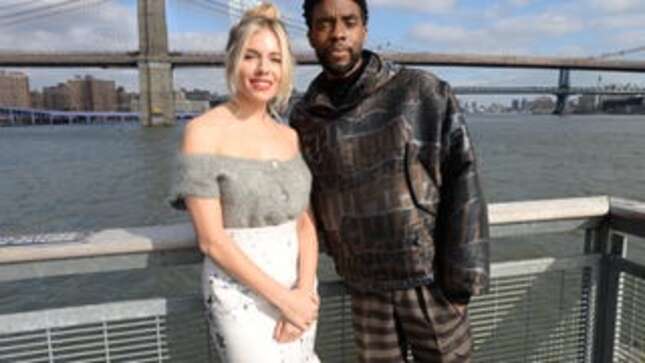 Chadwick Boseman Gave Sienna Miller Part of His Salary So She Could Receive Better Pay for <i>21 Bridges</i>