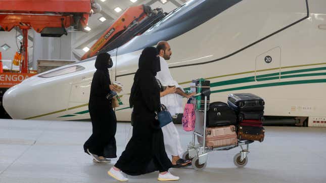 Image for article titled High Speed Train to Mecca Open For First Hajj