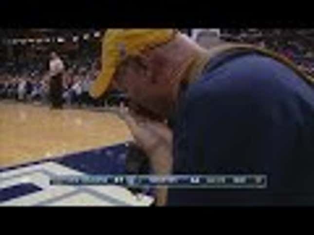 Tony Allen Gets Frustrated, Smacks Cameraman's Camera For Some Reason