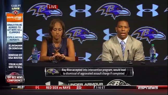 Ray Rice: "Sometimes In Life, You Will Get Knocked Down"