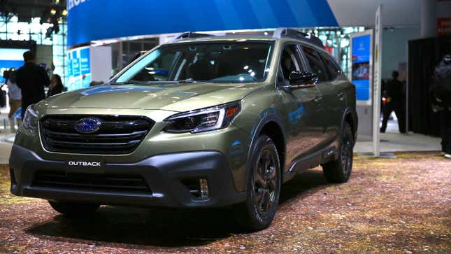 Image for article titled The 2020 Subaru Outback Gets a 260 HP Boxer Engine And a Giant Tablet Screen