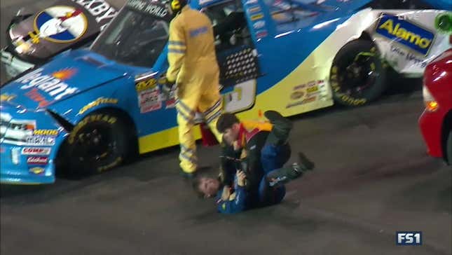 NASCAR Drivers Brawl After Late Wreck