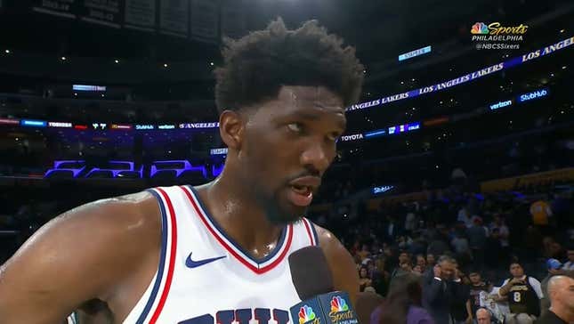 Joel Embiid Has Monster Game, Says “69”