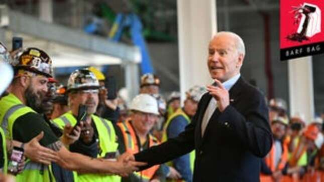 Joe Biden, Friend of Unions, Tells Auto Worker Not to Be a 'Horse's Ass'