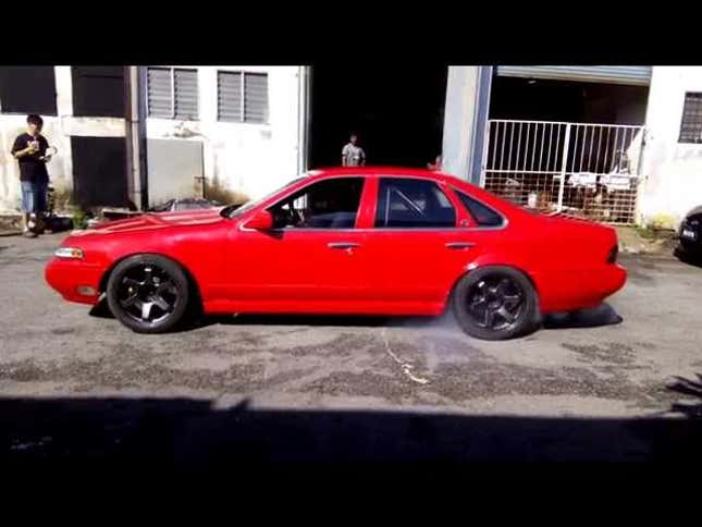 This Is Not A Chevrolet Caprice Burnout