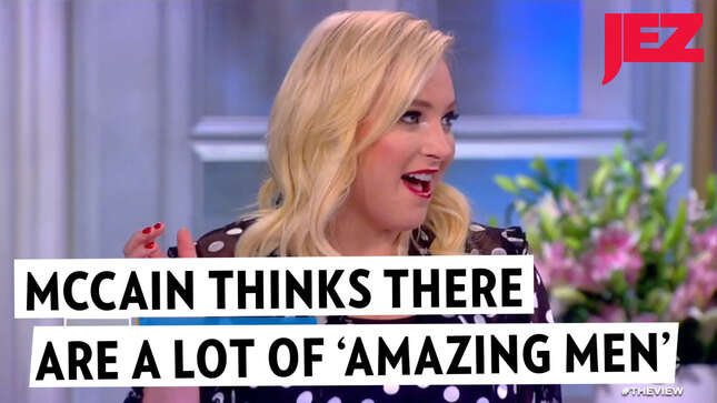 This Week In Meghan McCain Brings Praise for Some Good Boys