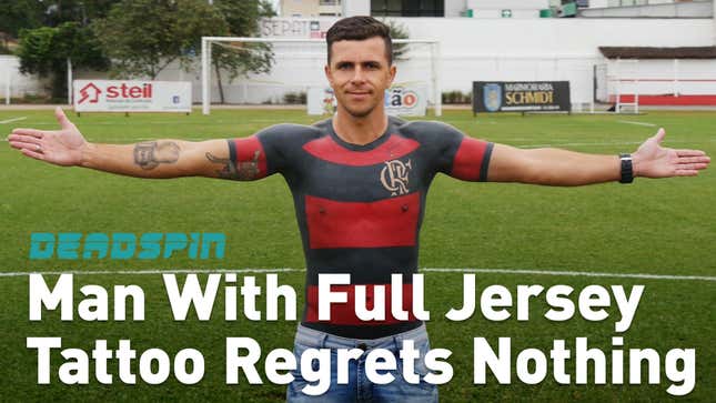 This Man Tattooed A Soccer Jersey Onto His Torso, Has No Regrets