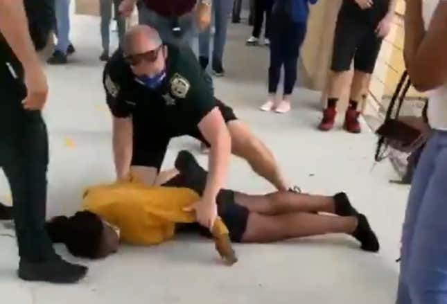 Image for article titled Video Shows Florida Sheriff’s Deputy Slamming Black Student to the Ground, Appearing to Knock Her Unconscious