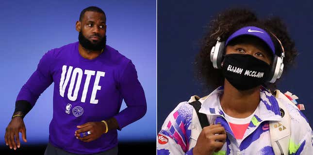 Image for article titled LeBron James, Naomi Osaka Named Associated Press Male and Female Athletes of the Year