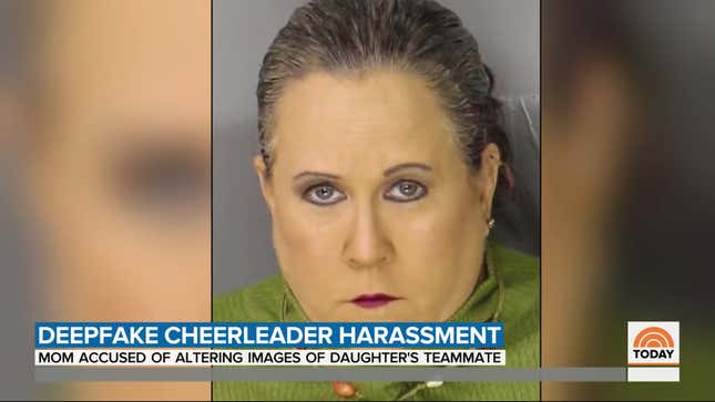 Image for article titled Mom Allegedly Harassed Daughter&#39;s Cheerleading Team &#39;Rivals&#39; With Deepfakes Depicting Them Drinking, Nude