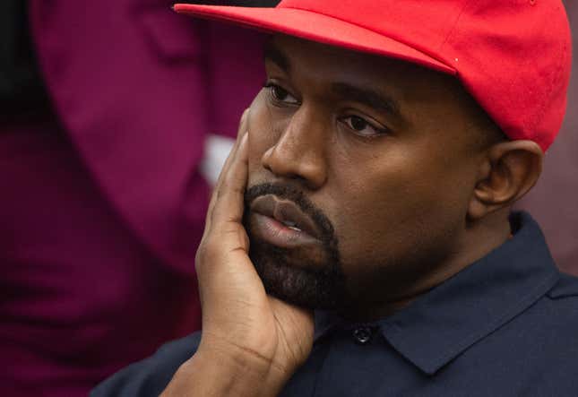 Image for article titled Stop Shoving a Mic in Kanye’s Face When He Really Needs a Hand