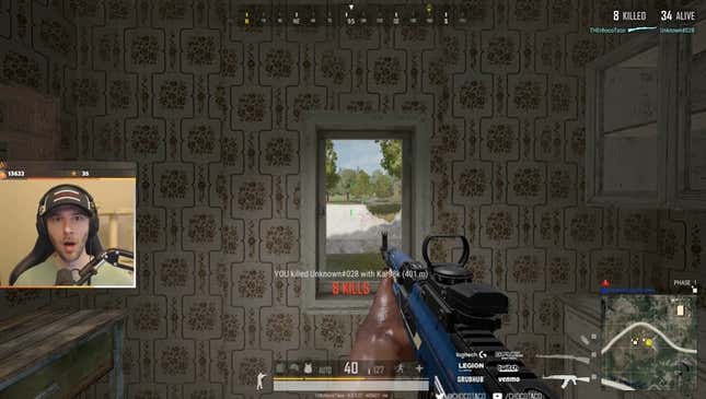 Image for article titled Streamer Tries To Test PUBG Bug, Accidentally Lands Shot Of A Lifetime