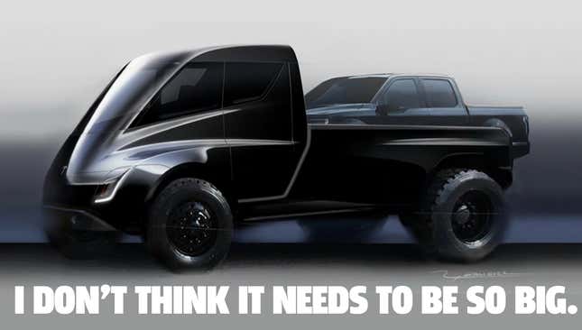 Image for article titled Elon Says Tesla Pickup Truck Will Be Unveiled in &#39;November Most Likely&#39;