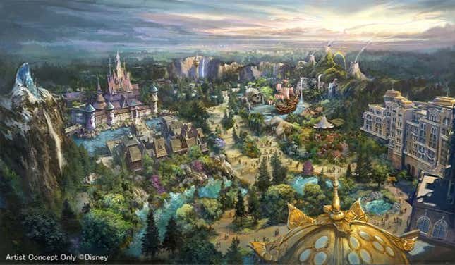 Image for article titled Tokyo DisneySea Is Getting A New Area Called Fantasy Springs