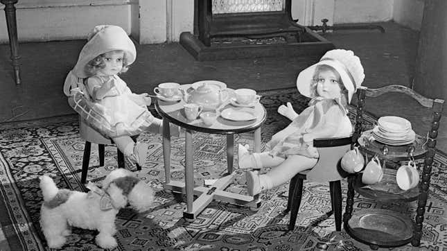 Plotting over tea 