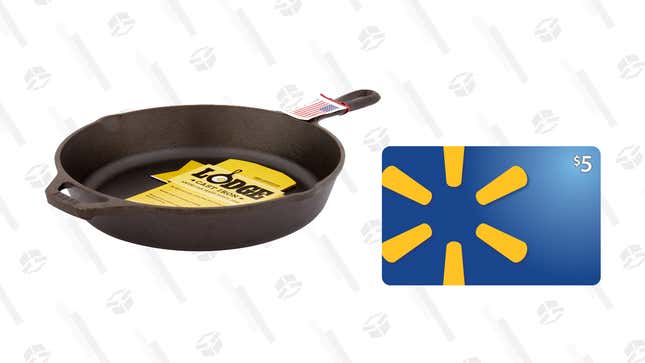 Lodge Pre-Seasoned 10.25 Inch Cast Iron Skillet | $15 | Walmart | Bonus $5 Gift Card