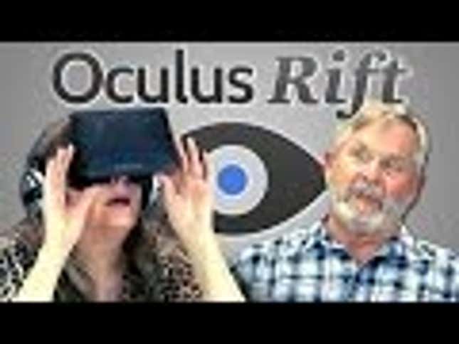 Old Folks Trying the Oculus Rift for the First Time