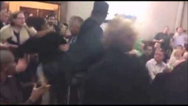 St. Louis Police Spokesman Assaults a Black Woman at Public Meeting