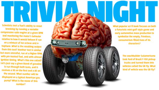 Image for article titled These Trivia Questions About Cars Are So Hard, It&#39;s Okay If You Don&#39;t Even Know Half The Answers