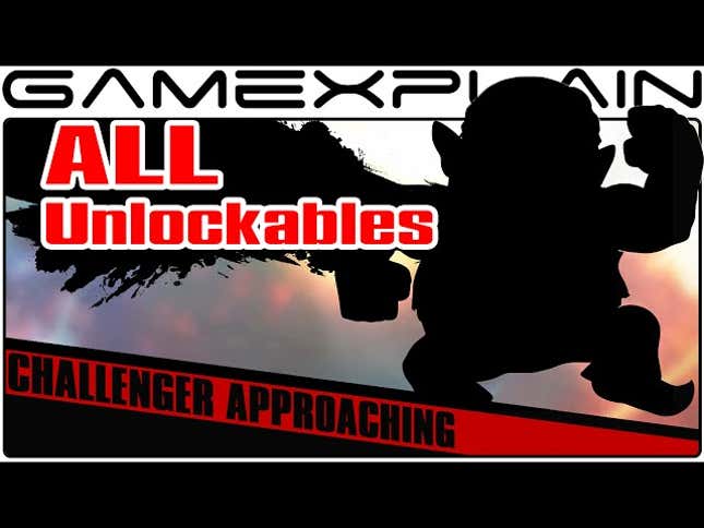 How To Unlock Every Character and Stage In <em>Smash Bros.</em> Wii U