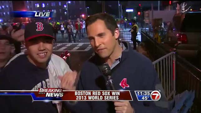 Sloppy, Swearing Red Sox Bros Give Fantastic Interviews On Local News