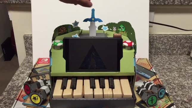 Contest Winners Use Labo To Turn Switch Into A <i>Zelda</i> Piano<em></em>