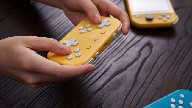 8Bitdo Lite Bluetooth Gamepad for Nintendo Switch Lite (Turquoise and Yellow) 