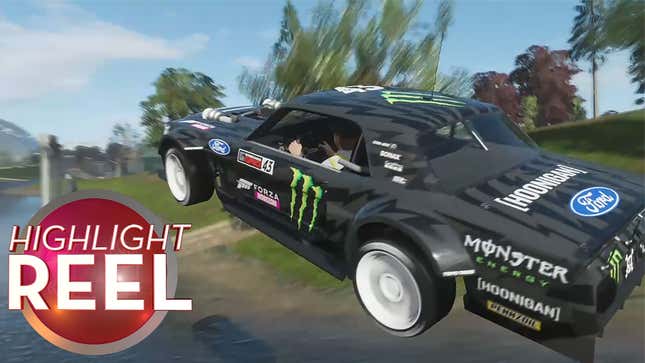 <i>Forza </i>Car Glides Gracefully Through Arch