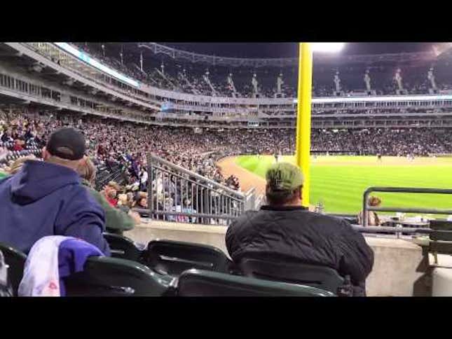 Man At White Sox Game Reacts Appropriately To The Wave