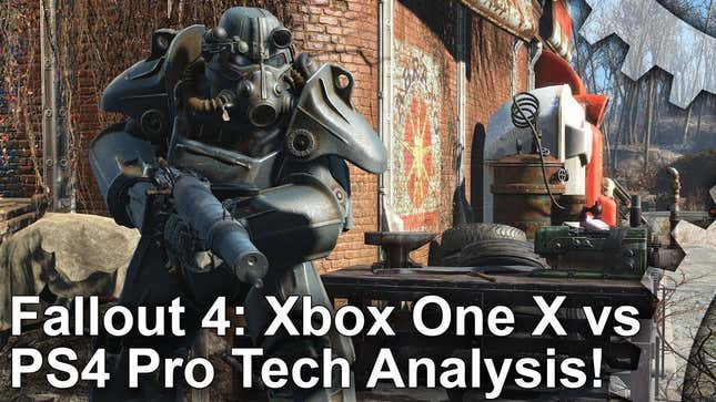 <i>Fallout 4</i> Looks Better On Xbox One X But Runs Slightly Smoother On PS4 Pro