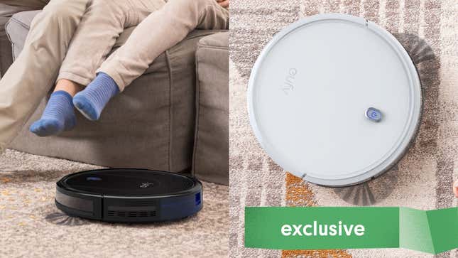 Eufy RoboVac 30C Wi-Fi Robotic Vacuum | $210 | Amazon | Clip the $20 coupon and use code KINJA11S
Eufy RoboVac 30 Robotic Vacuum | $200 | Amazon
Eufy RoboVac 11s Robotic Vacuum (White) | $170 | Amazon | Promo code KINJA11S
Eufy RoboVac 11s Robotic Vacuum (Black) | $170 | Amazon | Promo code KINJA11S