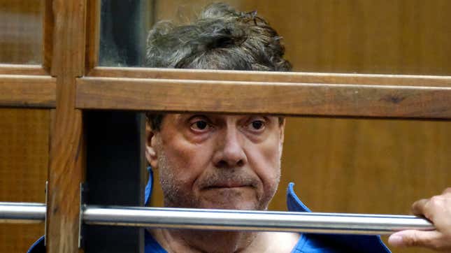 George Tyndall during an arraignment at Los Angeles Superior court.
