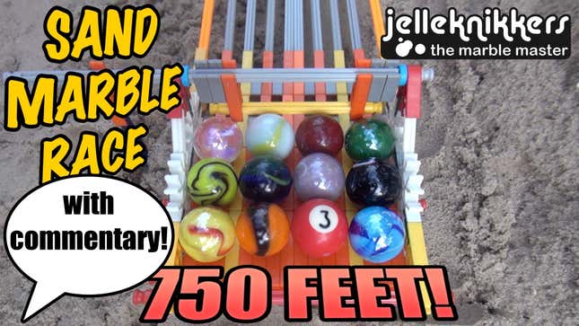 This Marble Race Is More Thrilling Than It Has Any Right To Be