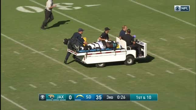 Jaguars Lineman Kelvin Beachum Carted Off After Sustaining Concussion