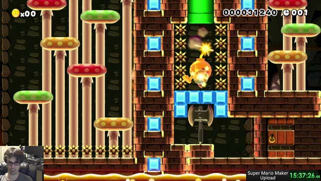Every Single Second Matters In This Kaizo <i>Mario Maker</i> Level