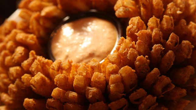 Outback's Blooming Onion and Dipping Sauce 