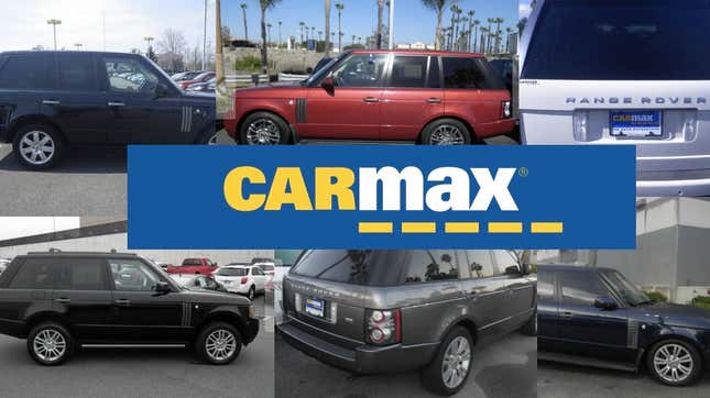 Image for article titled You Can&#39;t Get A Cheap CarMax Range Rover Warranty Anymore