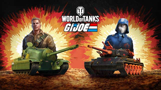 Image for article titled G.I. Joe And Cobra Face Off In World Of Tanks