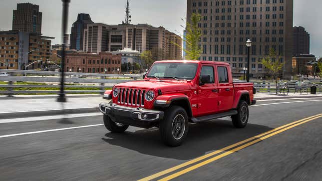 The Jeep Gladiator Overland. 