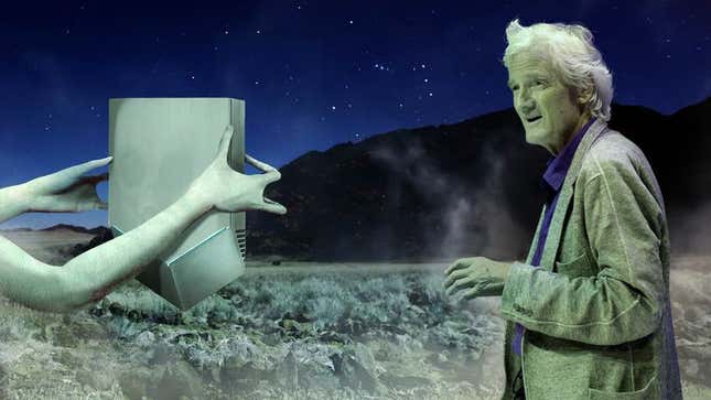 Image for article titled James Dyson Meets In Secret With Alien Ambassador To Receive Technology For New Hand Dryer