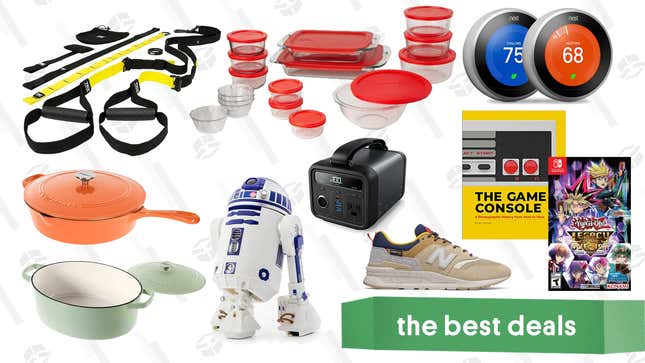 Image for article titled Wednesday&#39;s Best Deals: Cuisinart Cast Iron Gold Box, Pyrex, Sphero R2-D2, Adidas, and More