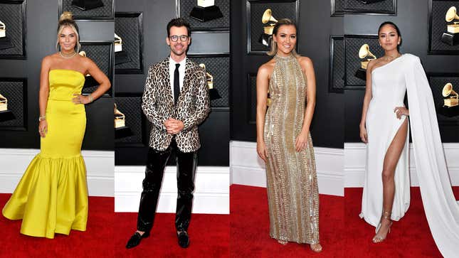 Image for article titled Drowning in Ruffles and Sequins On the 62nd Grammys Red Carpet