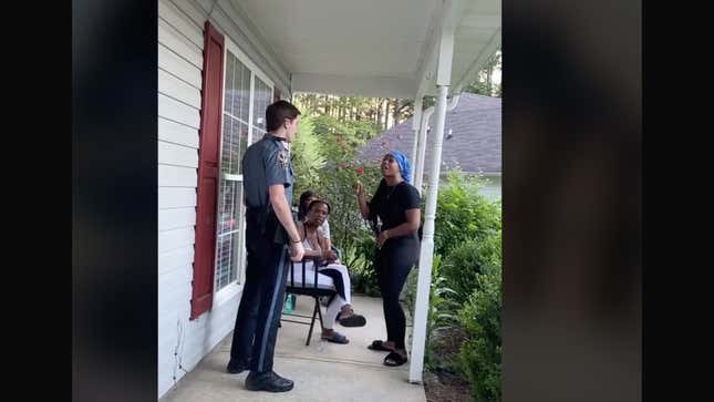 Image for article titled Georgia Cop Put on Administrative Leave After Tasing Black Woman on Her Own Front Porch