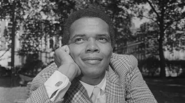 Johnny Nash during his first visit to London for various public appearances, 3rd September 1968. 