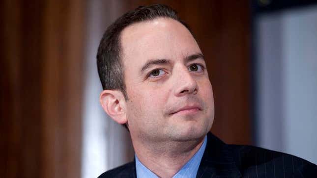 Image for article titled Priebus Grateful He Had So Little Dignity To Begin With