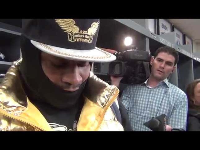 Marshawn Lynch To Every Postgame Question: "I'm Thankful"
